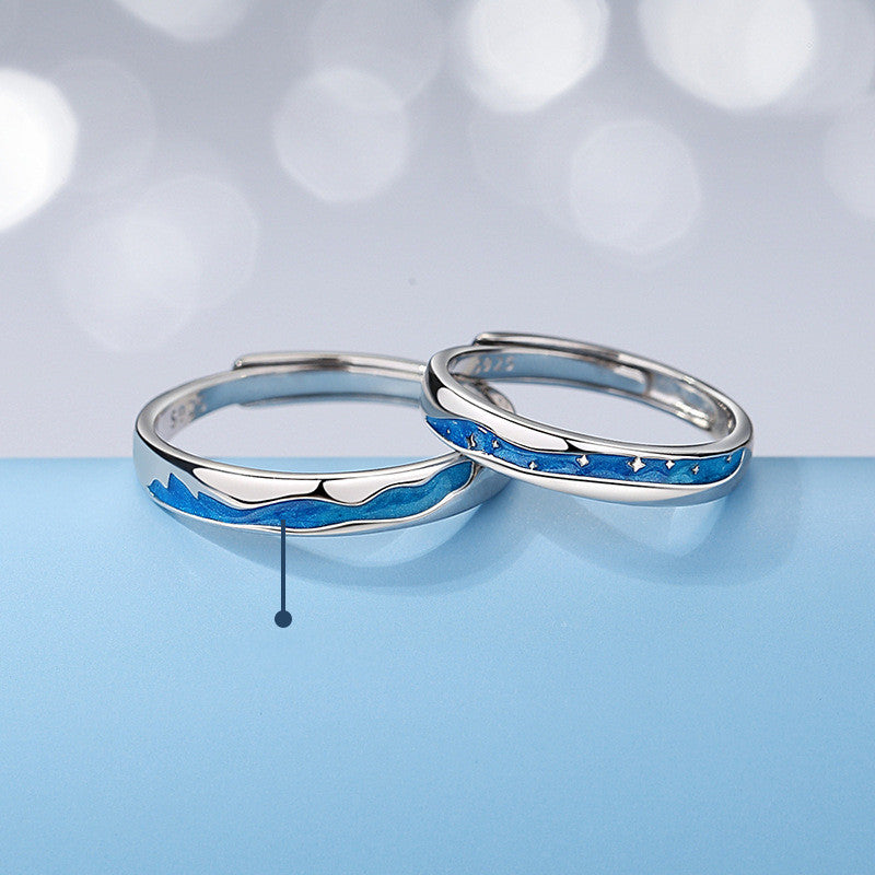 Small Design Feeling Rings - A Stylish Pair